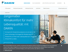 Tablet Screenshot of daikin.de