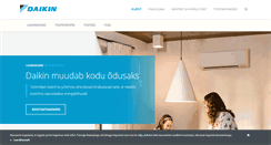Desktop Screenshot of daikin.ee