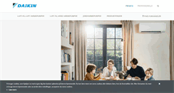 Desktop Screenshot of daikin.dk